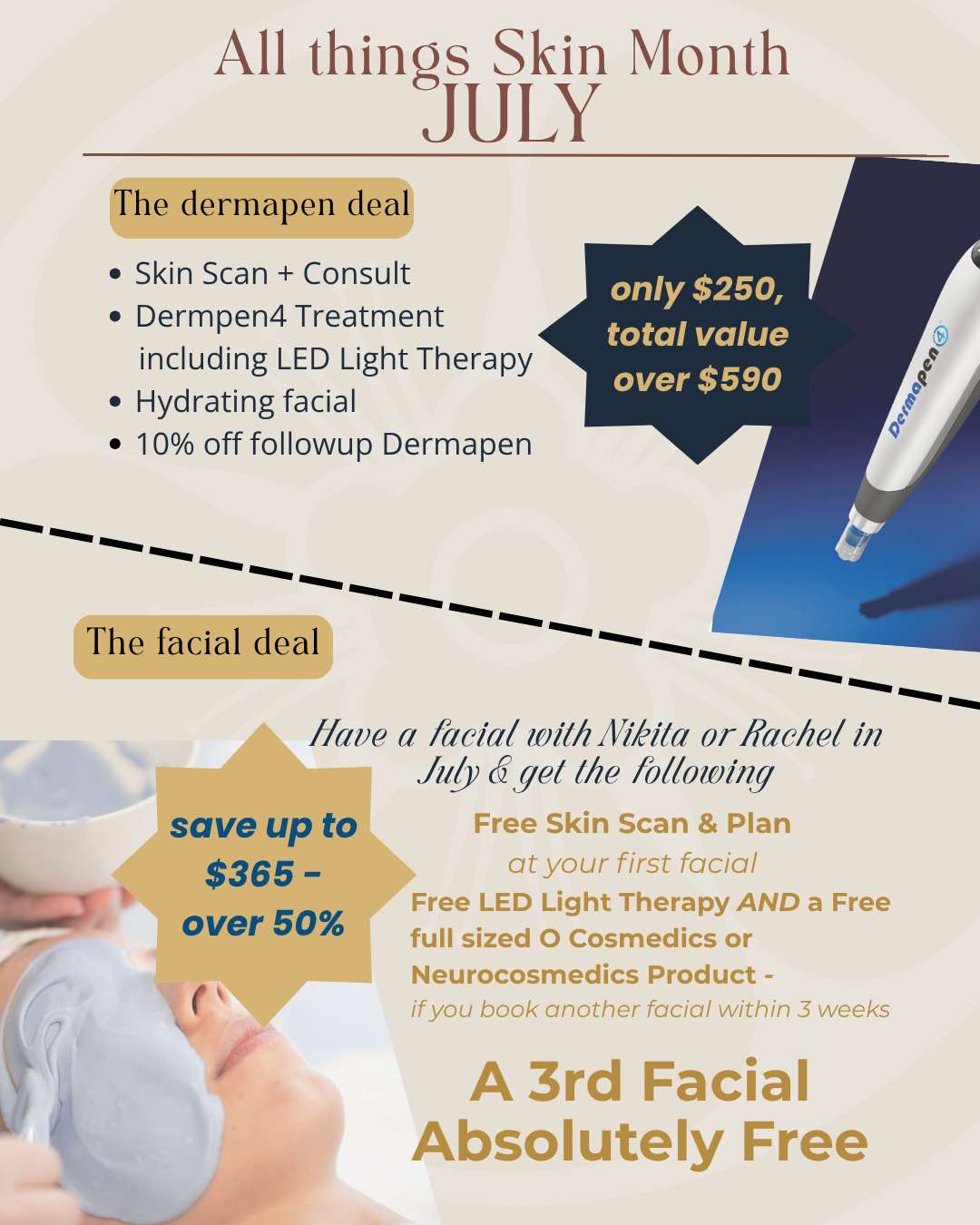 July is All Things Skin Month