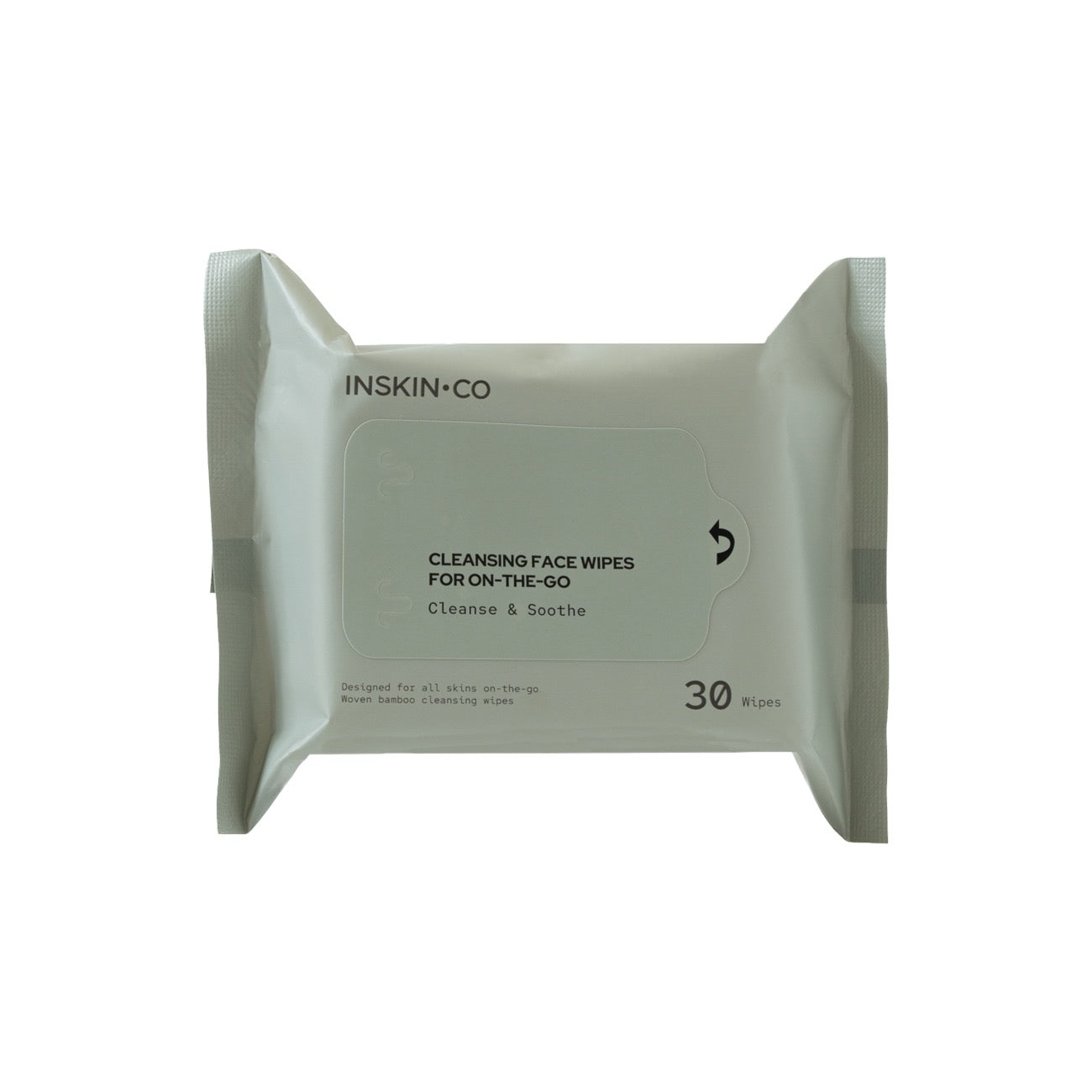 INSKIN.CO Cleansing Face Wipes For On-The-Go 30 Wipes