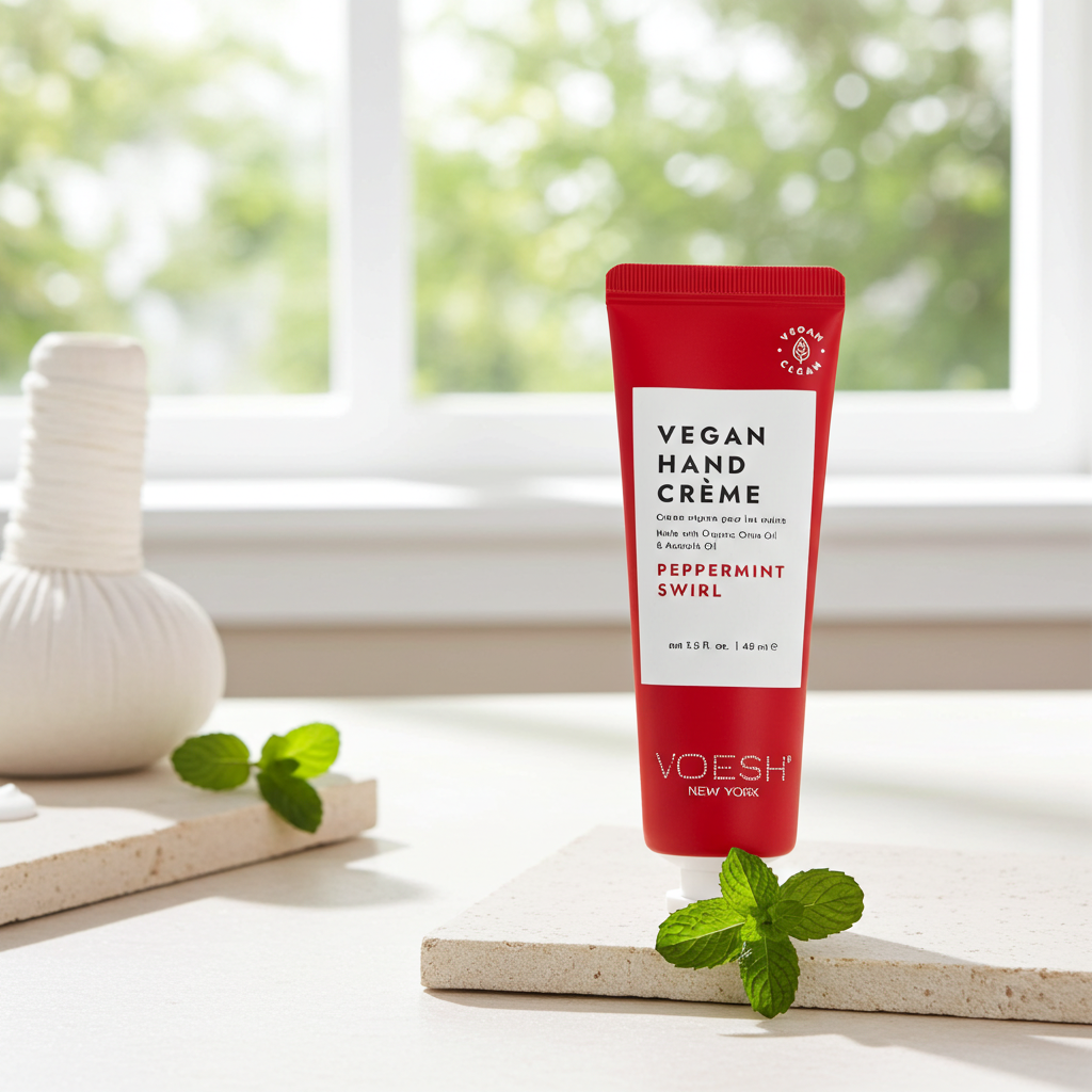 VOESH - Vegan Hand Creme - Peppermint Swirl 45ml