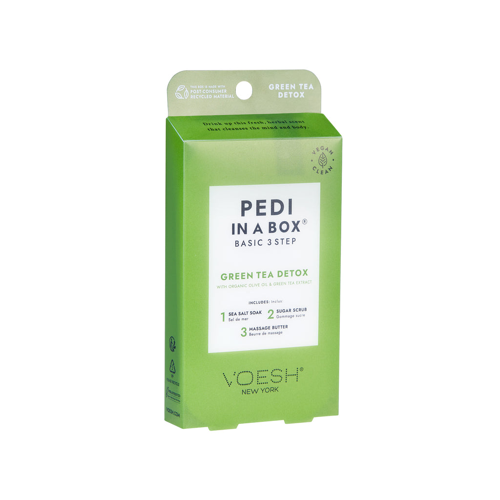 VOESH Pedi in a Box 3 Step - Green Tea Detox