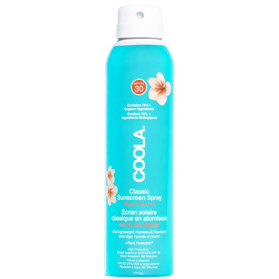Coola Classic Body SPF30 Organic Sunscreen Spray - Tropical Coconut 177ml