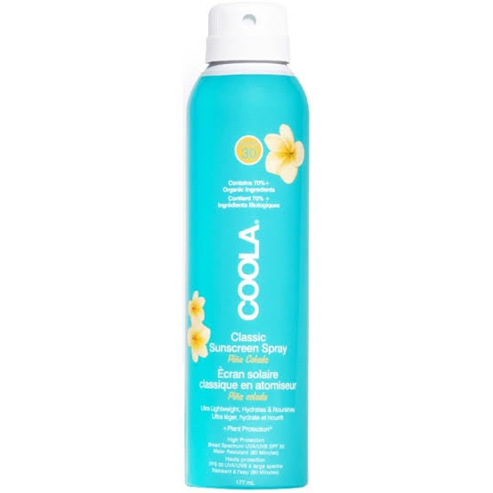 Coola Classic Body SPF30 Organic Sunscreen Spray - Pina Colada 177ml